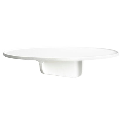 Museum shelf, white