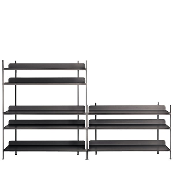 Compile shelf by Muuto #Configuration 7, black #