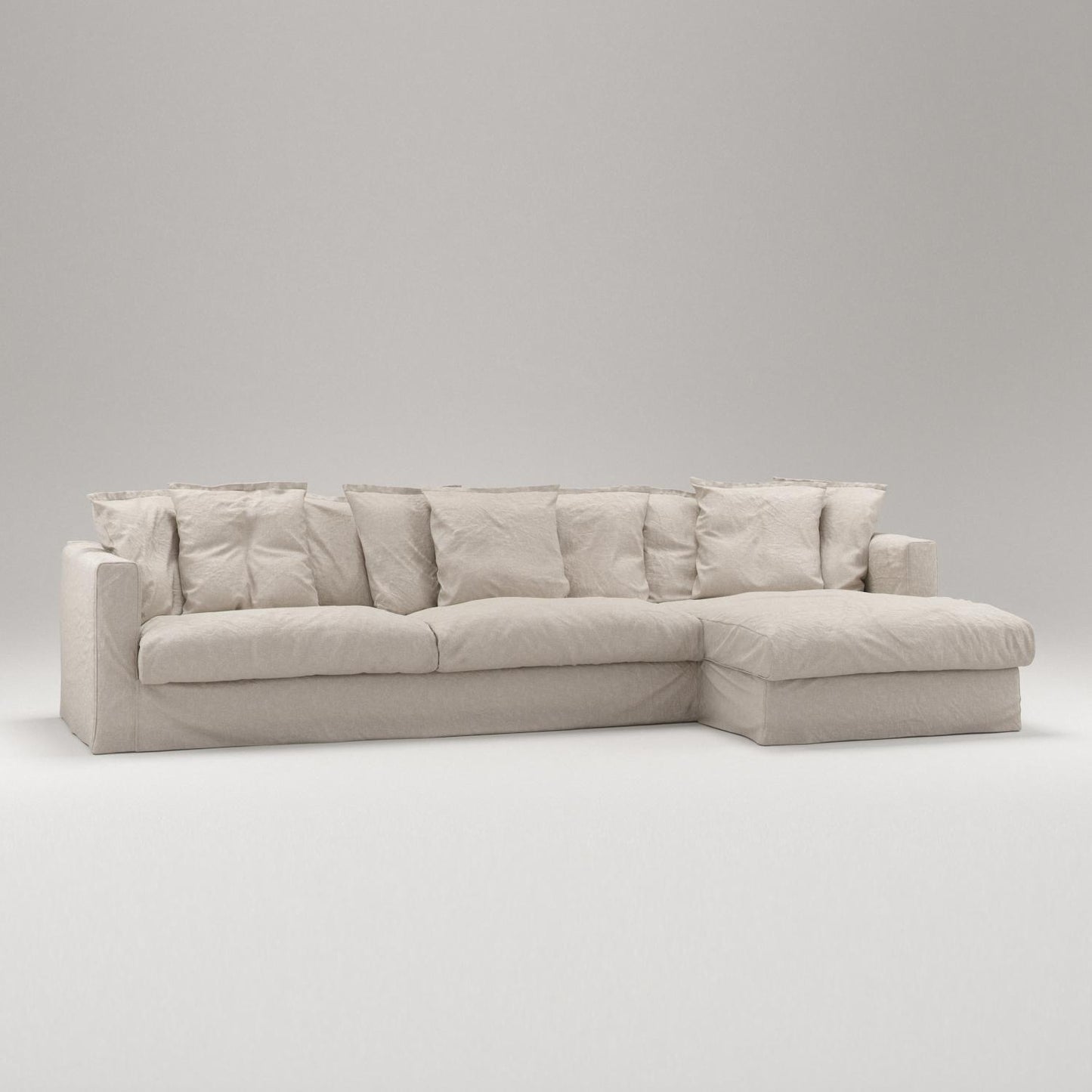 Decotique Le Grand Air 3-Seater Sofa Chaise Right Natural Blonde