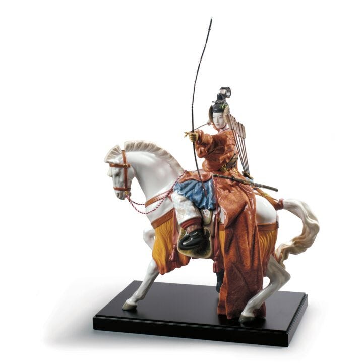 Yabusame Archer Sculpture by Lladró