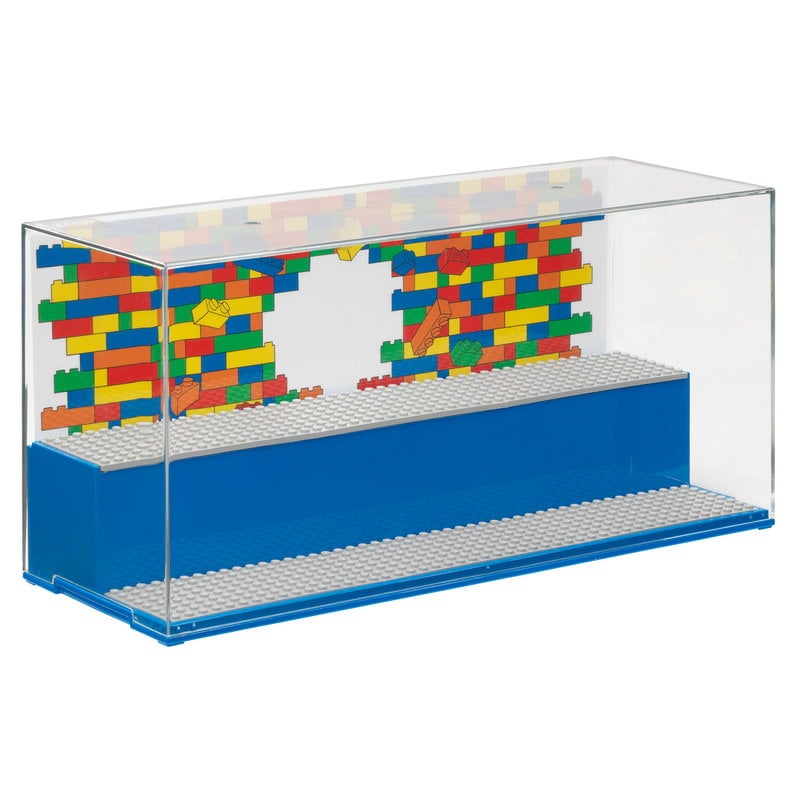 Lego Play & Display case by Room Copenhagen #bright blue #