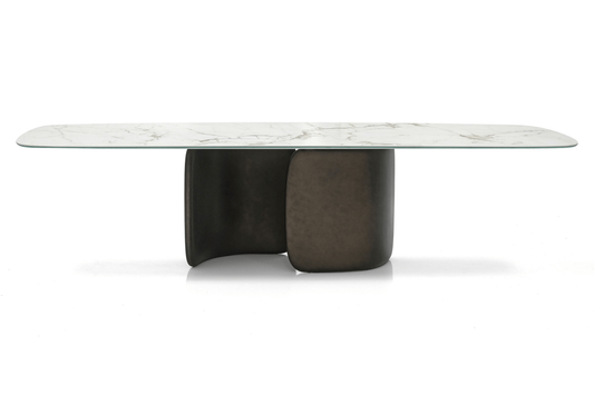 MELLOW - Barrel-shaped dining table