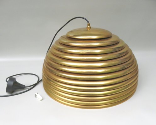 5639/S Saturno Gold-Plated Pendant Light by Kazuo Motozawa for Staff, 1970s-EY-992973