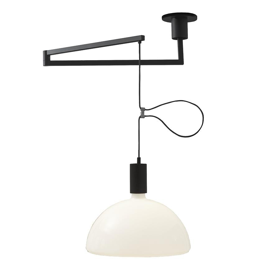 AS41C - Swivel opal glass pendant lamp