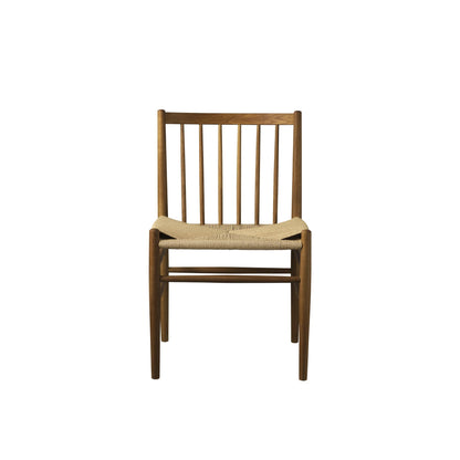 FDB Furniture J80 Dining Chair Smoked Oak/Natural Seat