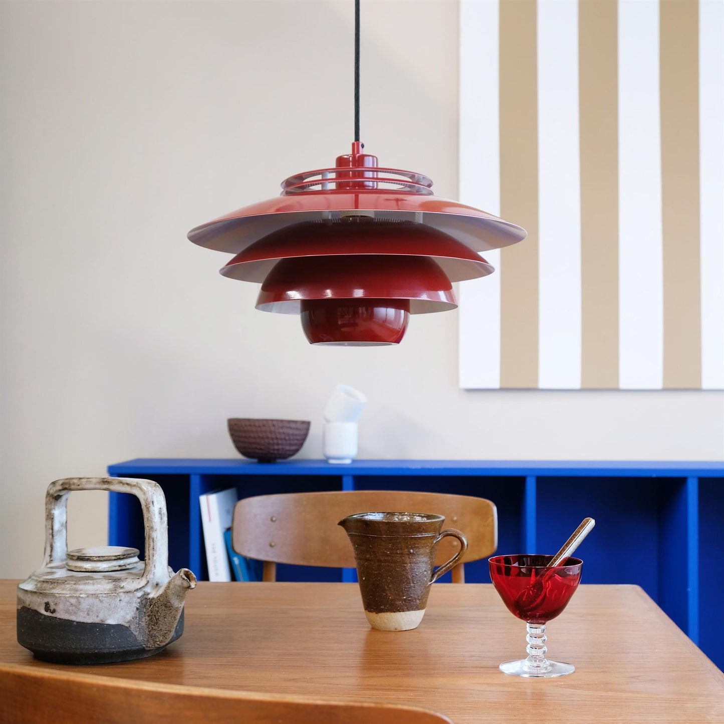 Dyberg Larsen Ejka Pendant Dark Red