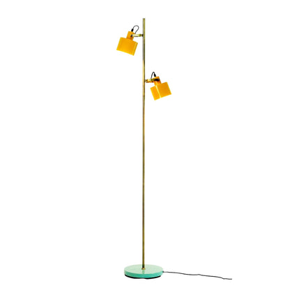 Dyberg Larsen Ocean Floor Lamp Curry/ Brass/ Turquoise
