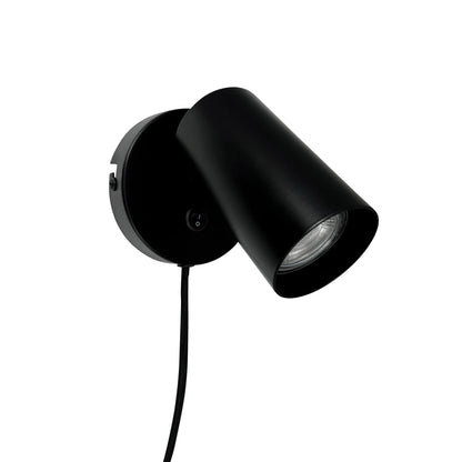 Dyberg Larsen Modern Spot With Switch And Cord Black