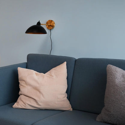 Dyberg Larsen Futura Wall Lamp Matt Black/Gold/ Brass