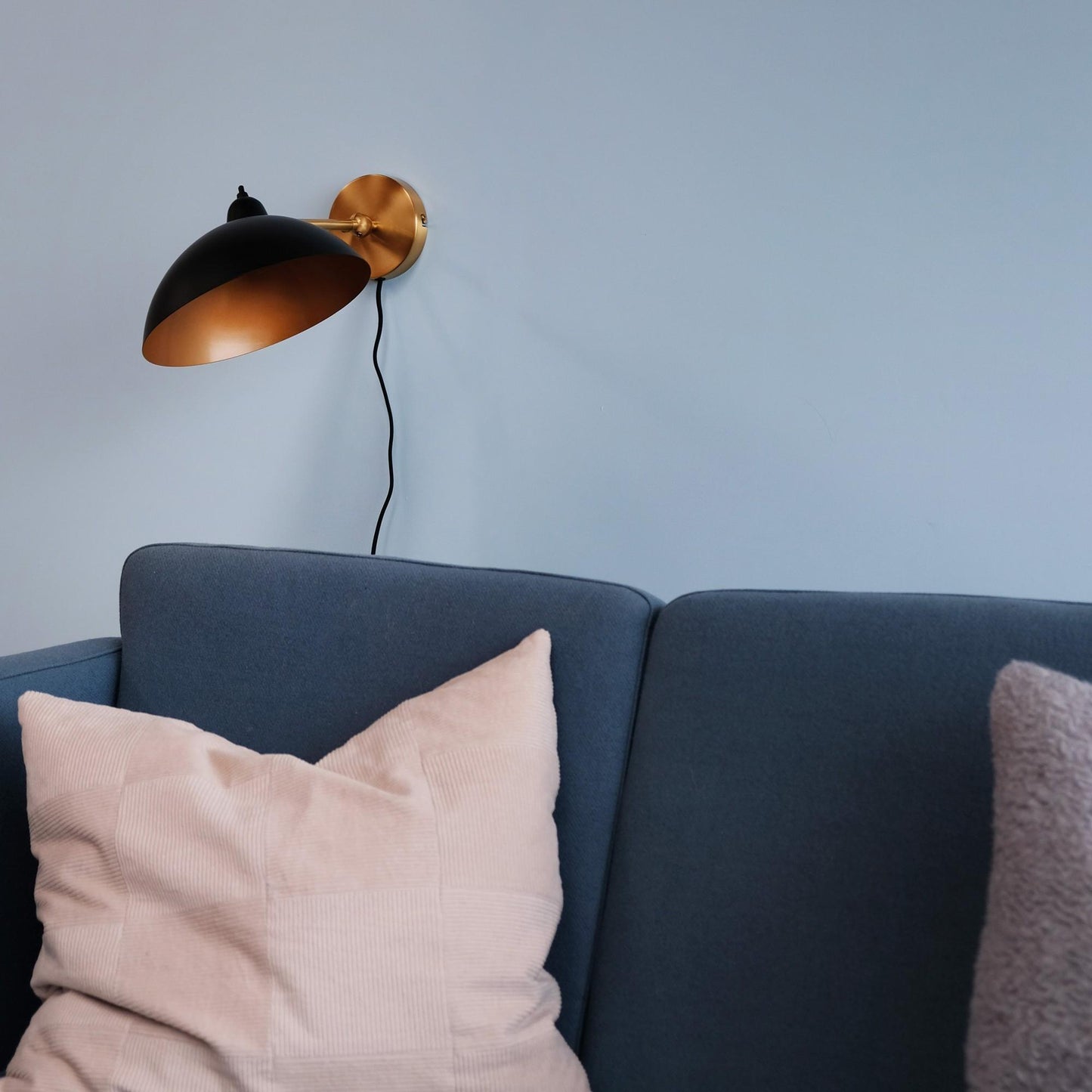 Dyberg Larsen Futura Wall Lamp Matt Black/Gold/ Brass