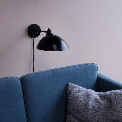 Dyberg Larsen Futura Wall Lamp Matt Black and White
