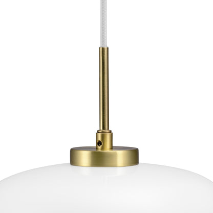 Dyberg Larsen ARP Pendant Opal/ Matt Brass Ø25cm