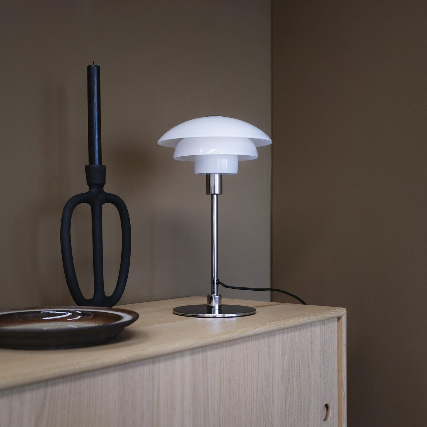 Dyberg Larsen Morph Ø21 Table Lamp Opal