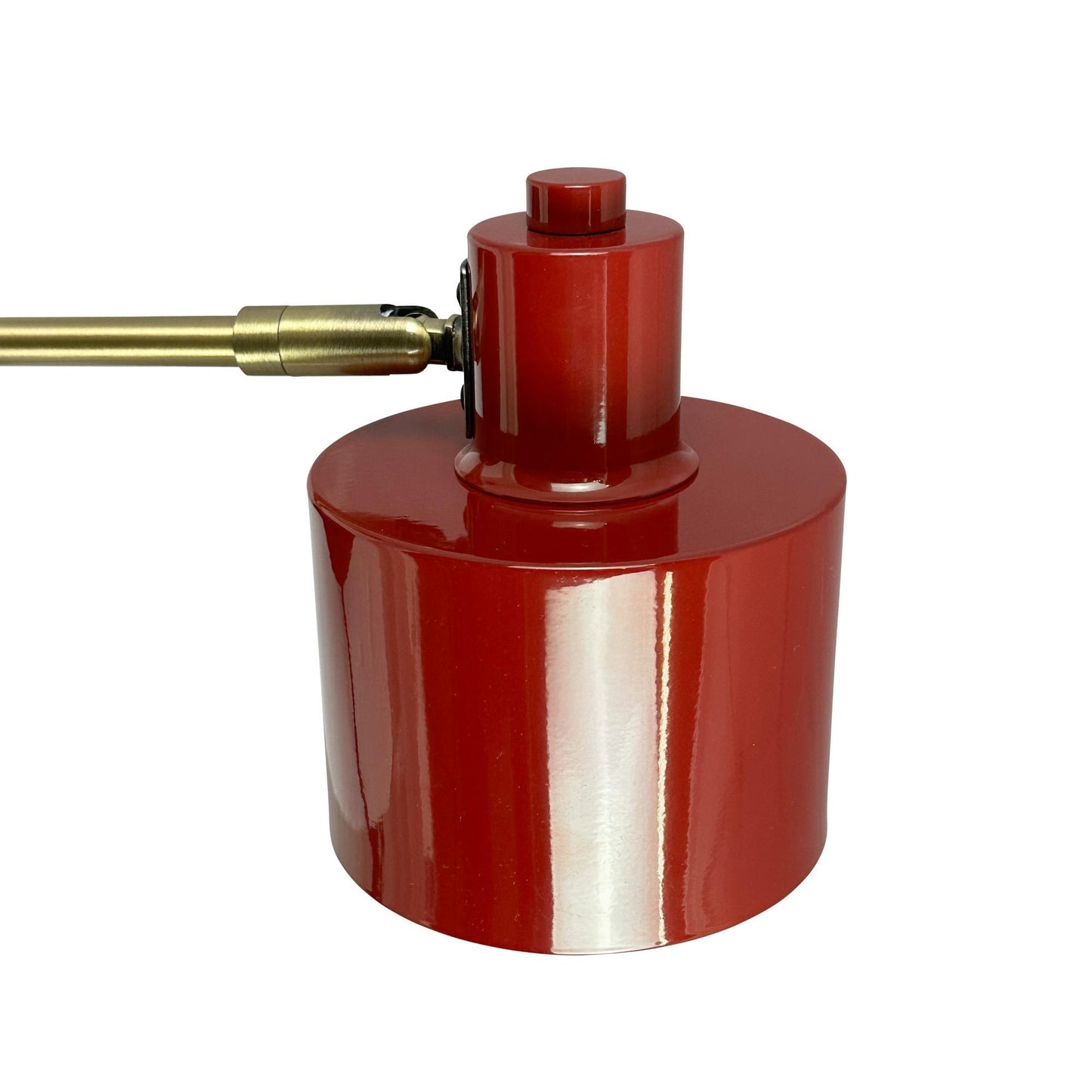 Dyberg Larsen Ocean Wall Lamp Dark Red/ Brass