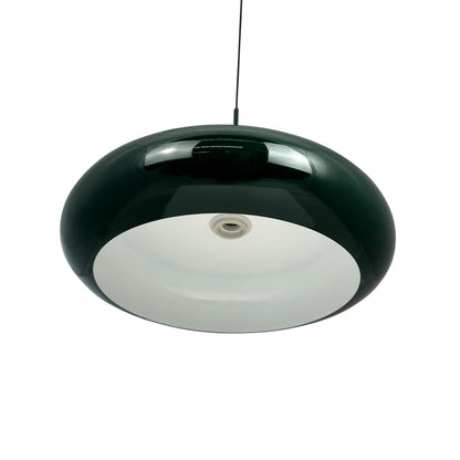 Dyberg Larsen Planet Pendant With Ring Wood/ Dark Green