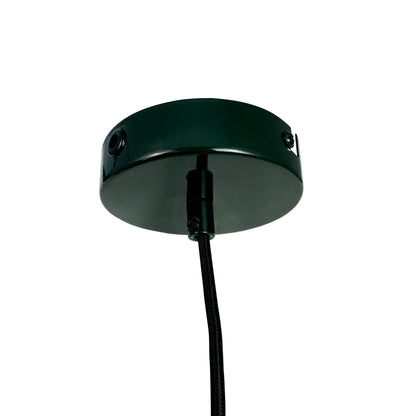 Dyberg Larsen Planet Pendant With Ring Wood/ Dark Green