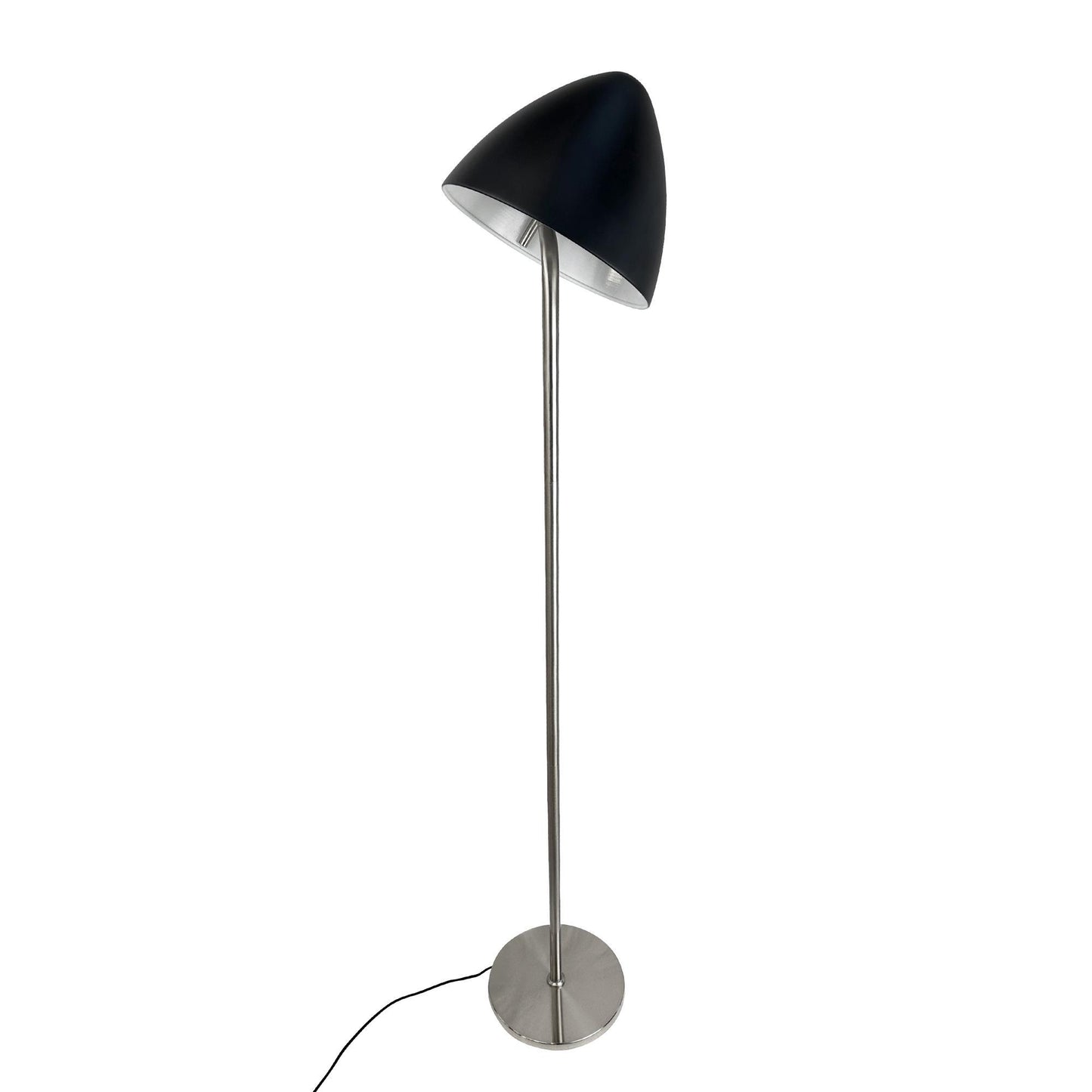 Dyberg Larsen Oulu Floor Lamp Black/ Brushed Steel