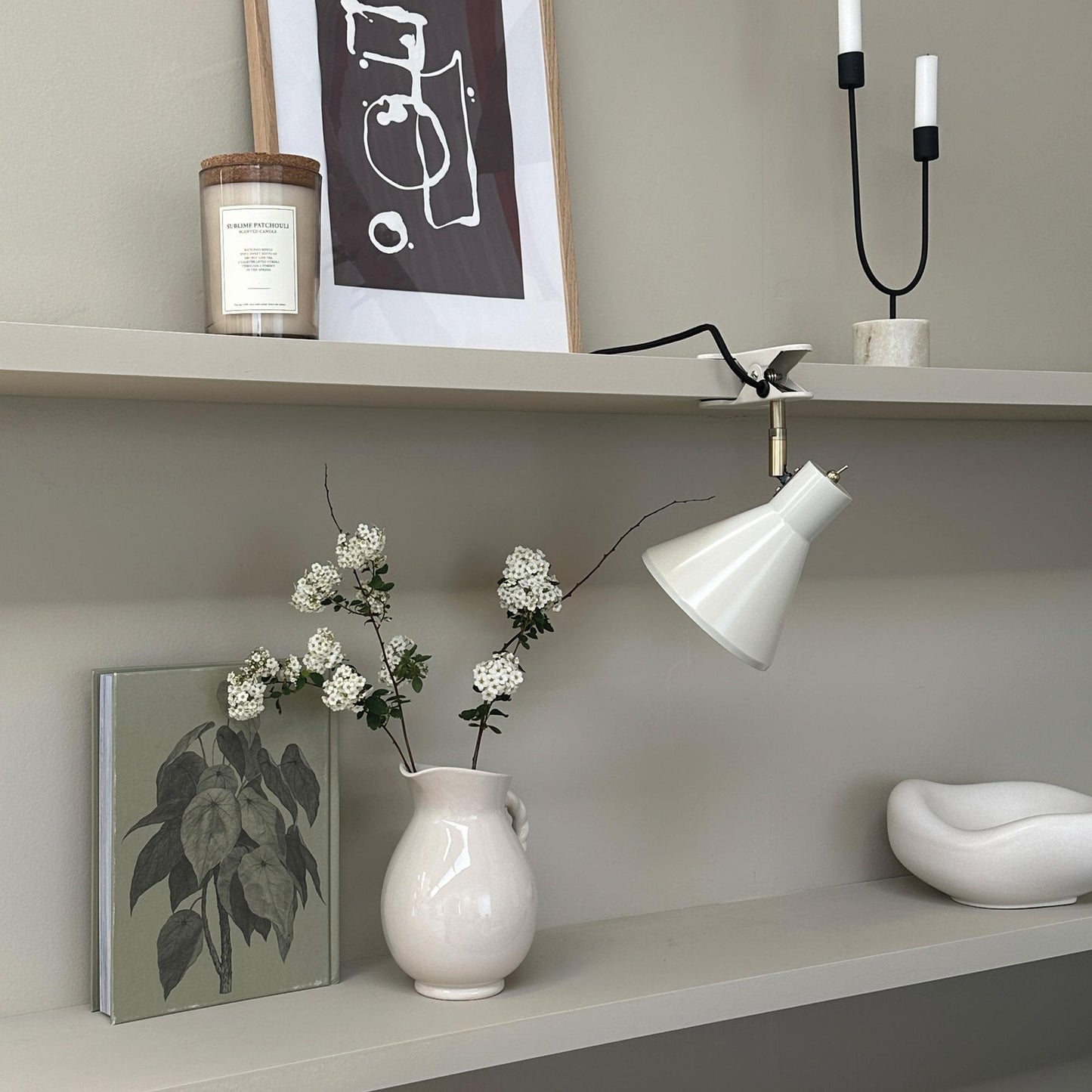 Dyberg Larsen Sleep Table Lamp With Clip White