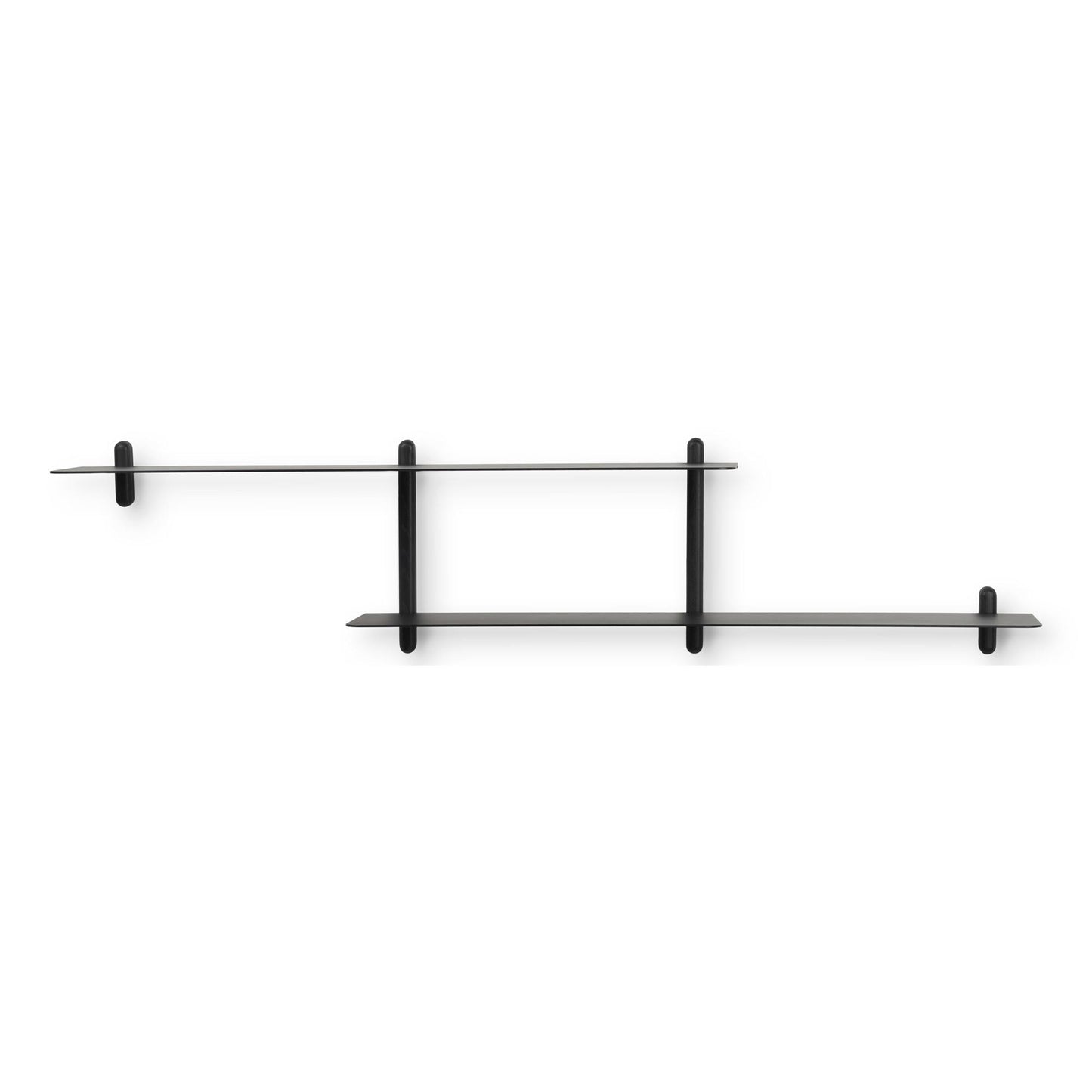 Nivo Shelf H by Gejst #Black Ash/Black