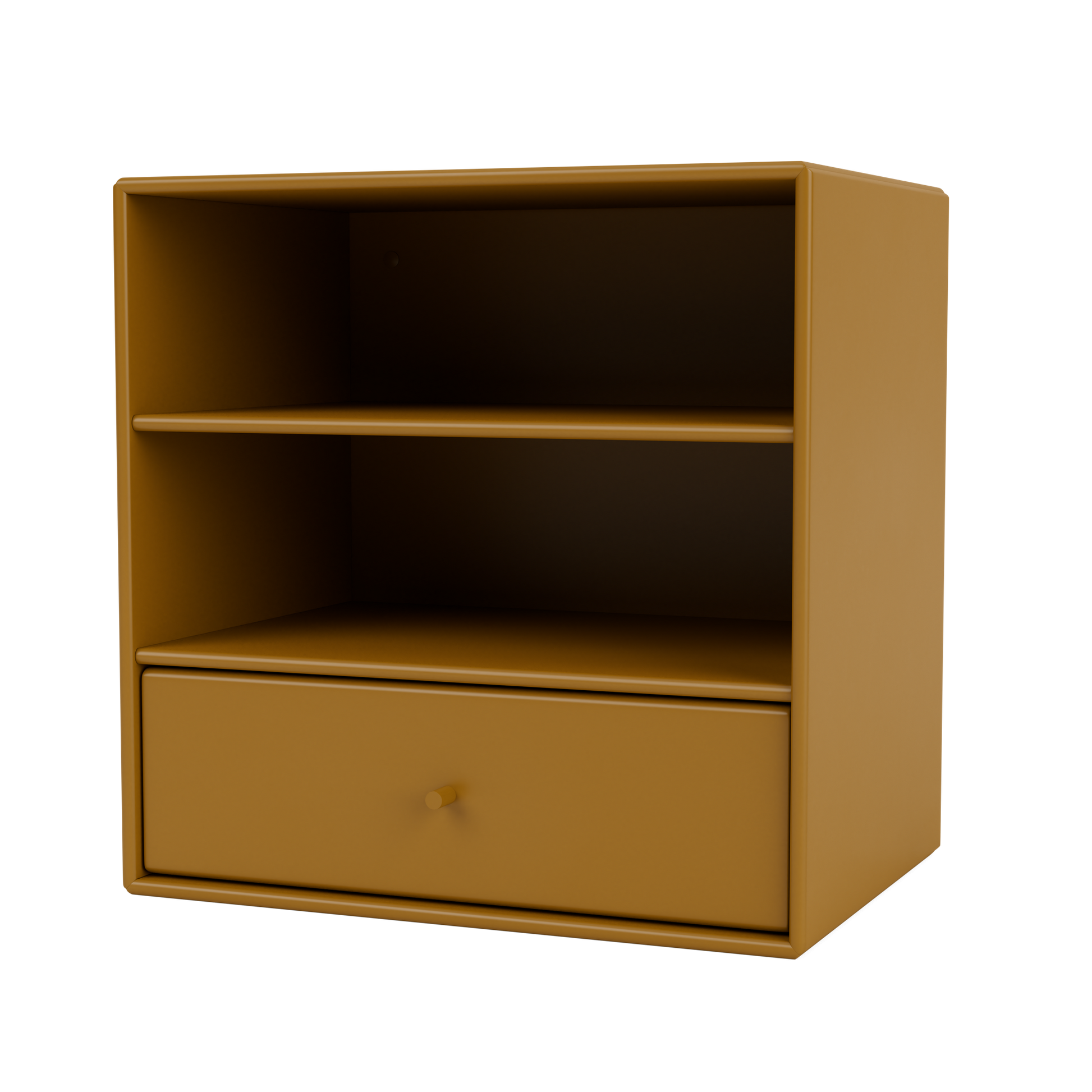 Mini 1005 Bookcase with Drawer by Montana #Amber