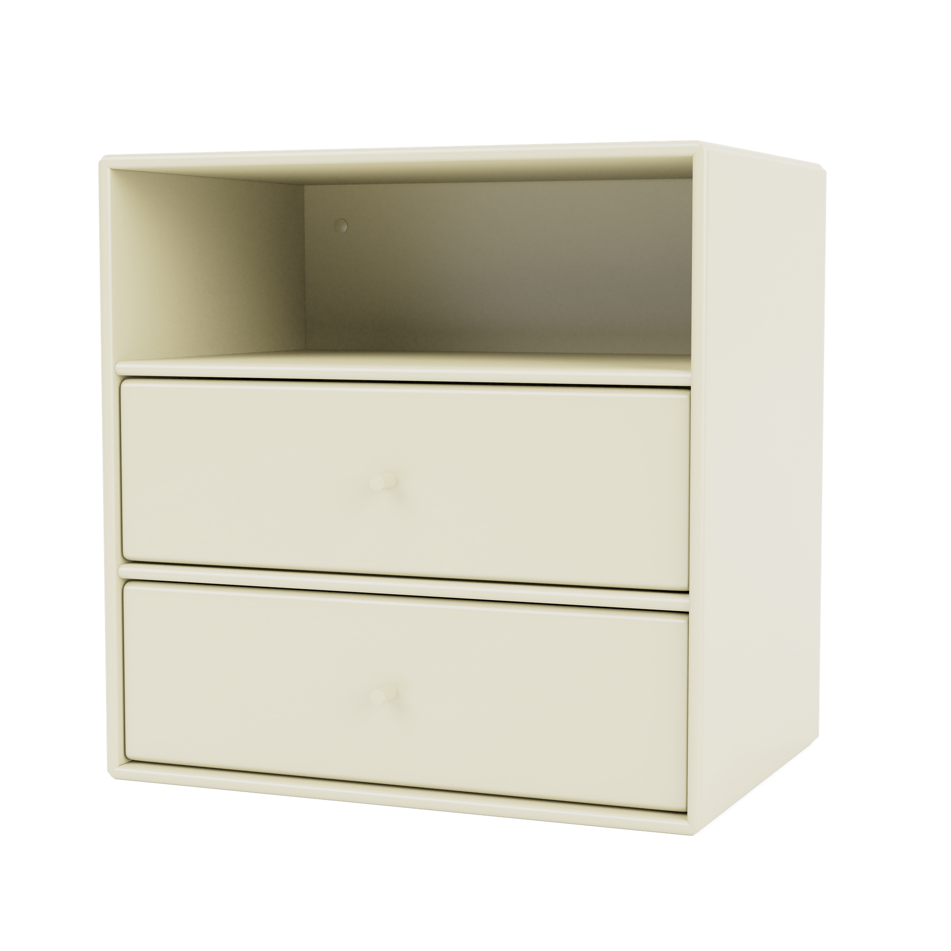 Mini 1006 Bookcase w. 2 Drawers by Montana #Vanilla