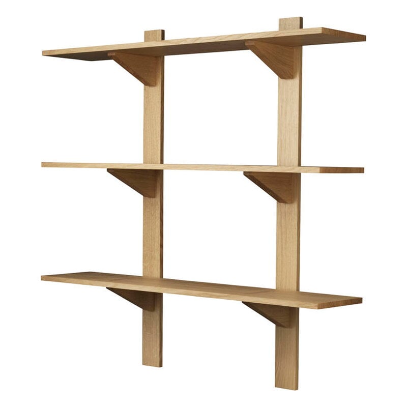 B100 Sorø shelf by FDB Møbler #100 x 100 cm, oak #