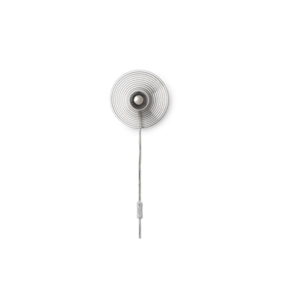 FDB Furniture U12 Slaterhage Wall Lamp Ø12 Transparent/Opal/ Black