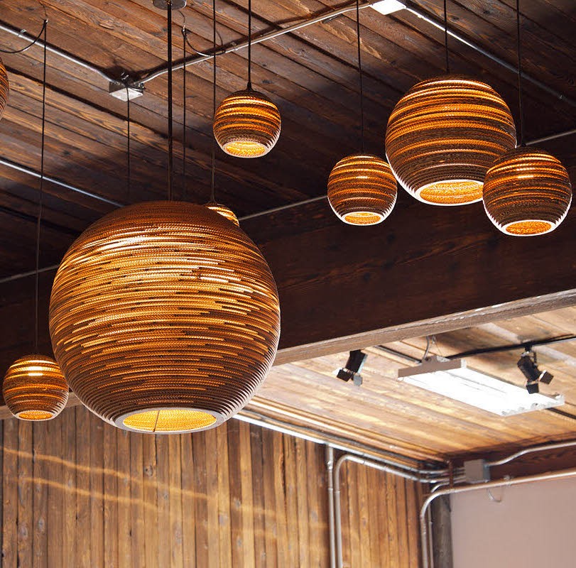 Graypants Scraplight Moon Pendant Lamp
