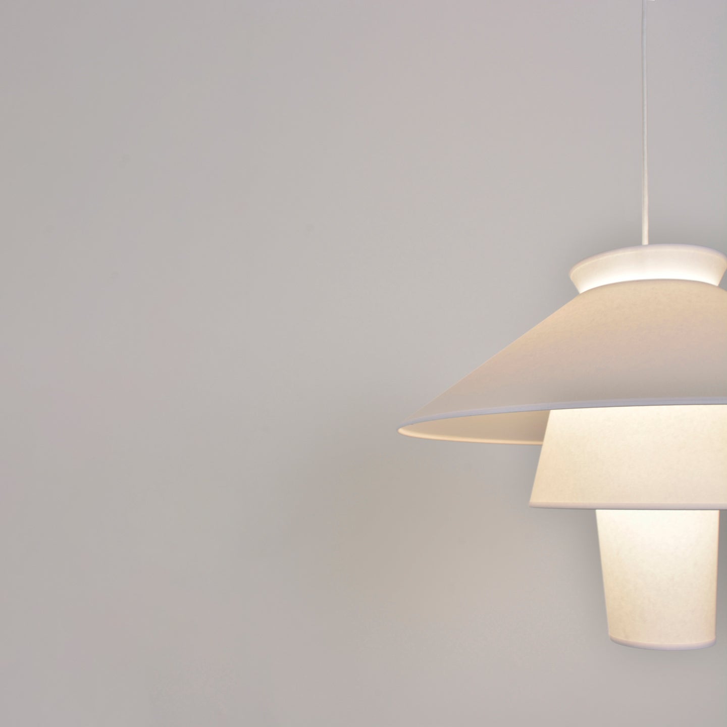 Pendant Lamp Ruche L by Market Set #White