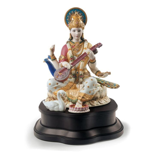 Saraswati Sculpture by Lladró