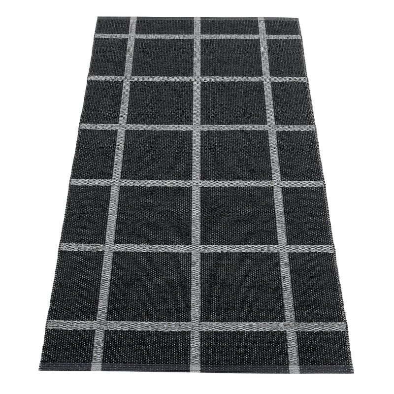 Ada rug 70 x 70 x 150 cm by Pappelina #black - granit metallic #