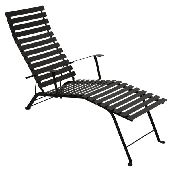 Bistro Metal chaise longue by Fermob #liquorice #