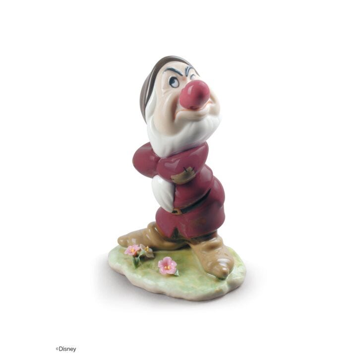 Grumpy Snow White Dwarf Figurine by Lladró