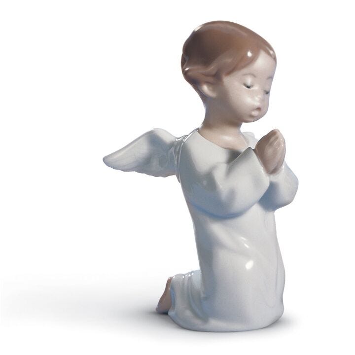 Angel Praying Figurine by Lladró