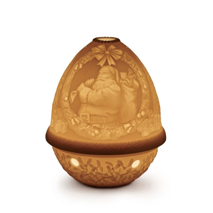 Santa Claus Lithophane by Lladró