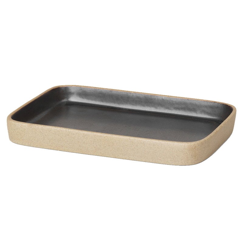 Bon Accessories petite tray by ferm LIVING #sand - black #