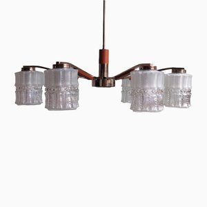 6-Arm Chandelier, Denmark, 1950-1960-UKG-1314578