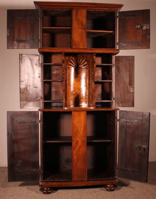 6 Doors Buffet in Walnut Dated 1639-HPU-1749679