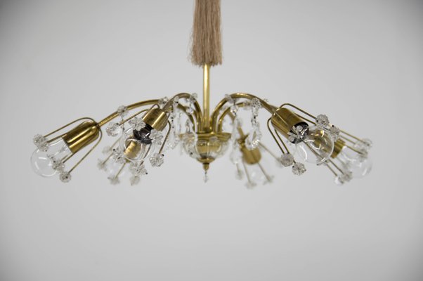 6-Light Chandelier by Emil Stejnar for Rupert Nikoll, Austria, 1950s-TZ-1107748