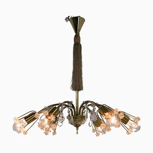 6-Light Chandelier by Emil Stejnar for Rupert Nikoll, Austria, 1950s-TZ-1107748