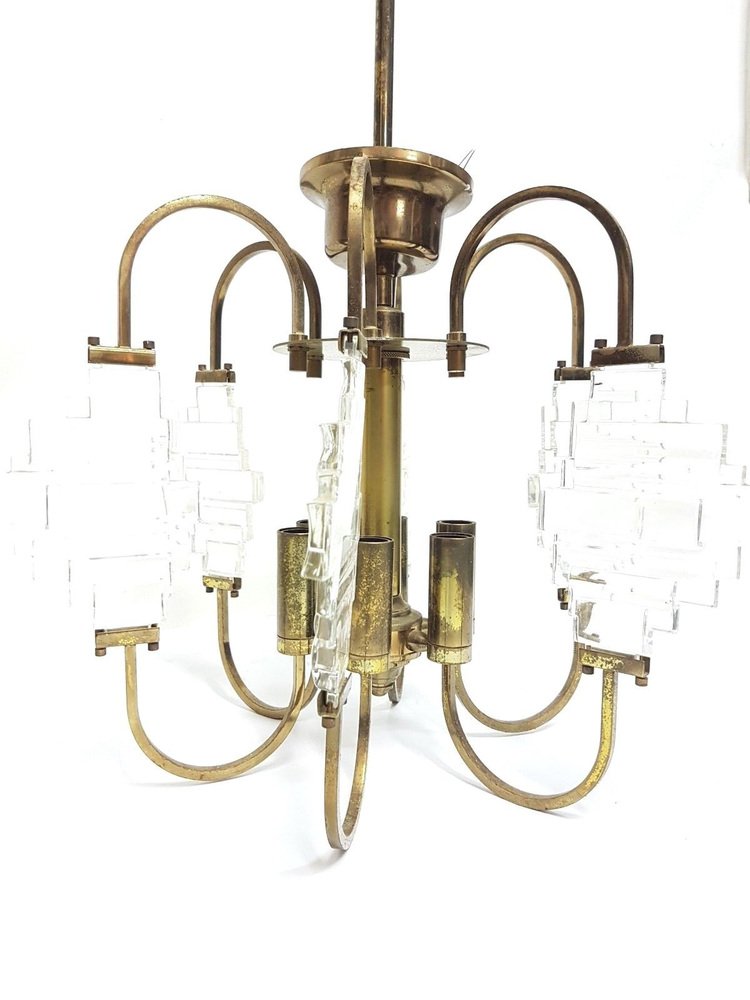 6-Light Chandelier by Stilkronen, 1960s