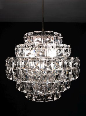 6-Tiered Crystal Ceiling Lamp from Kinkeldey, 1974-GCG-754055