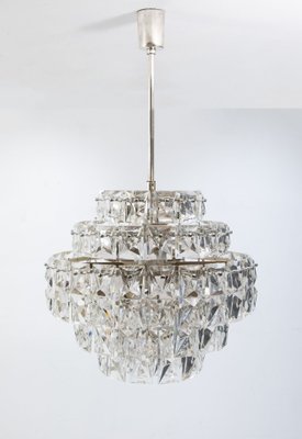 6-Tiered Crystal Ceiling Lamp from Kinkeldey, 1974-GCG-754055