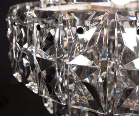 6-Tiered Crystal Ceiling Lamp from Kinkeldey, 1974-GCG-754055