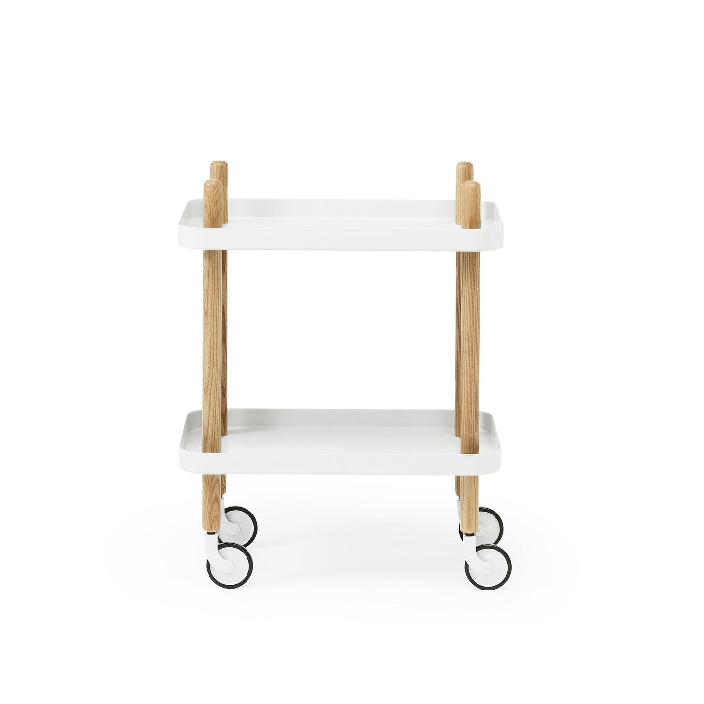 Block Trolley by Normann Copenhagen #White / Oak