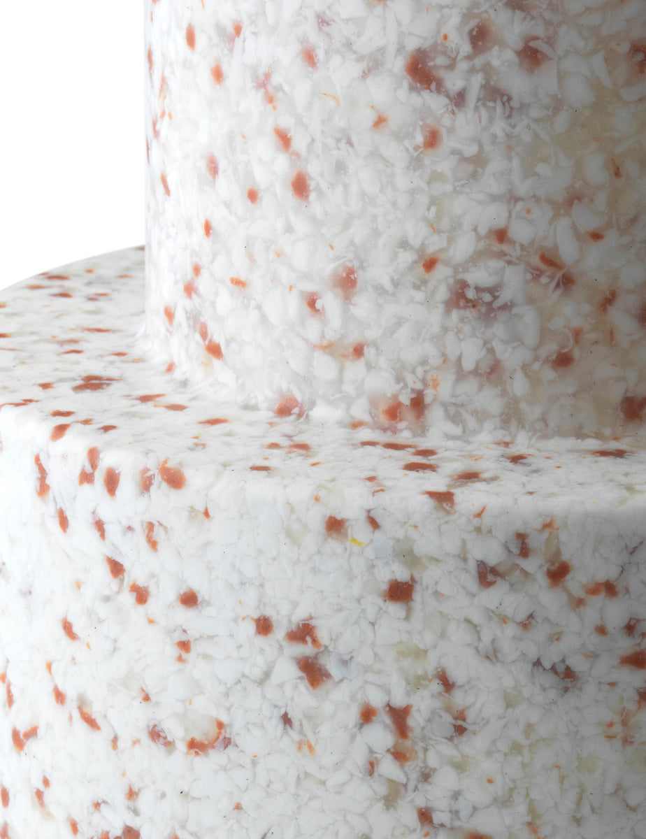 Bit stool, white