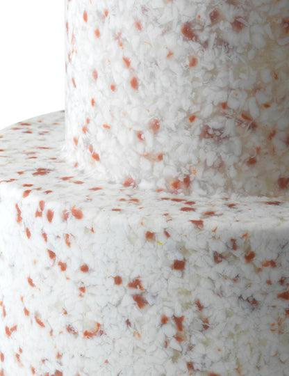 Bit stool, white