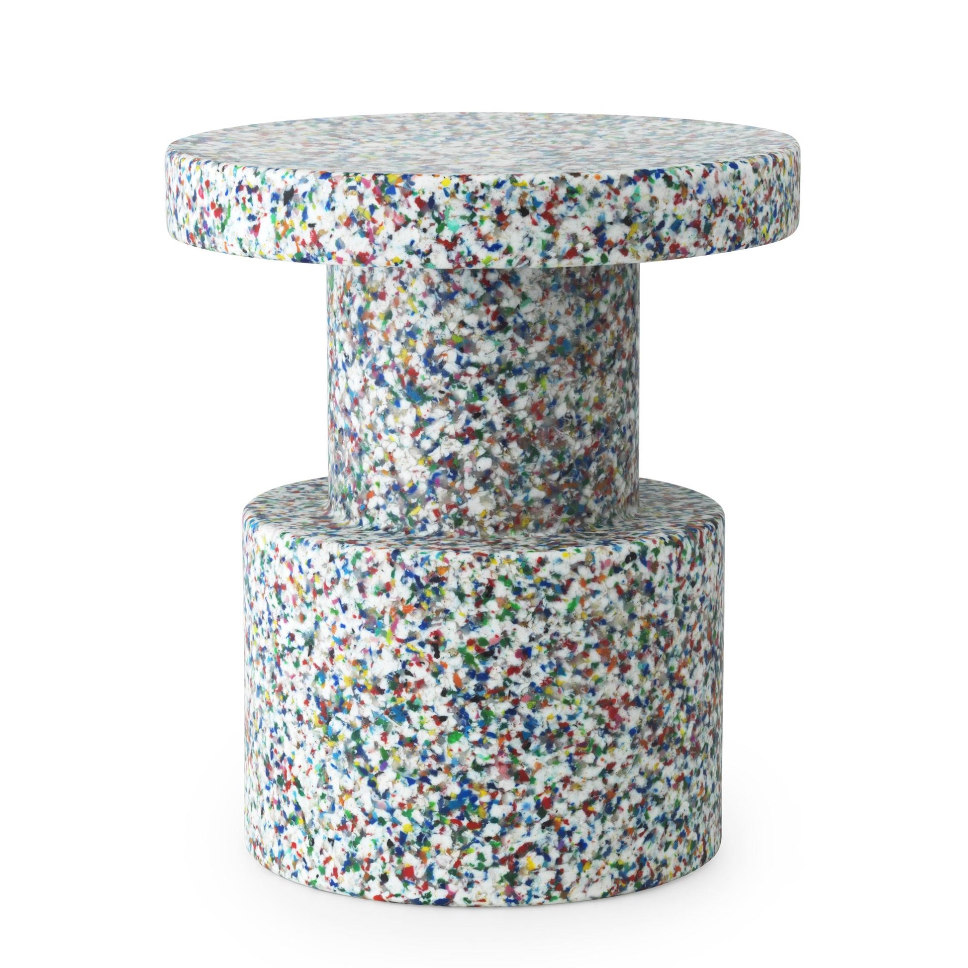 Bit Stool by Normann Copenhagen #White / Multicolored