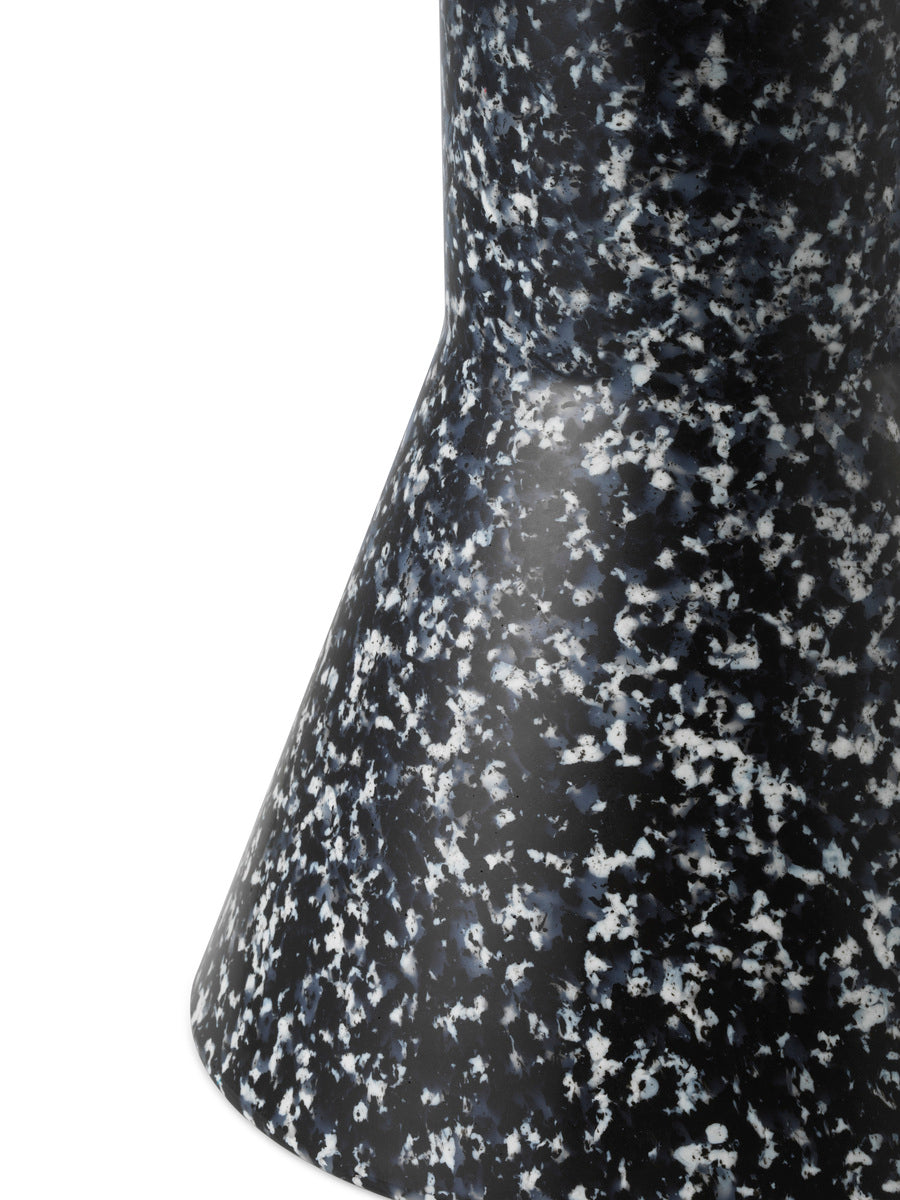 Bit stool, cone, black - white