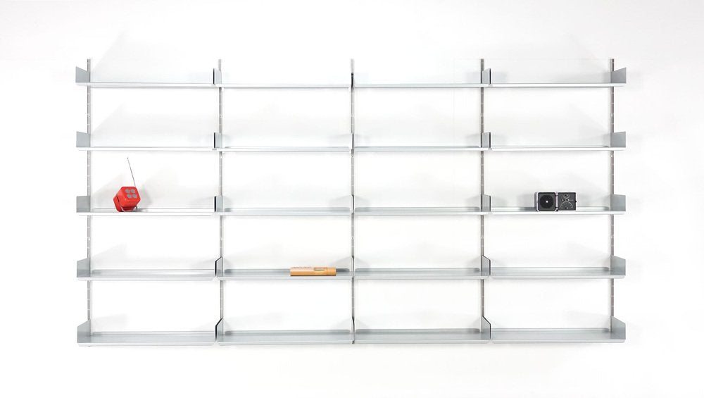 606 Wall System in Metal by Dieter Rams for Vitsoe